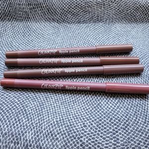 4 NEW Colourpop lip liners